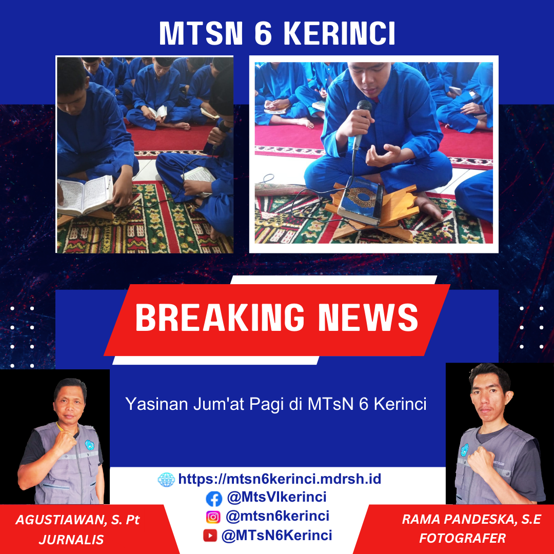 Yasinan Jum'at Pagi di MTsN 6 Kerinci Yasinan Jum'at Pagi di MTsN 6 Kerinci