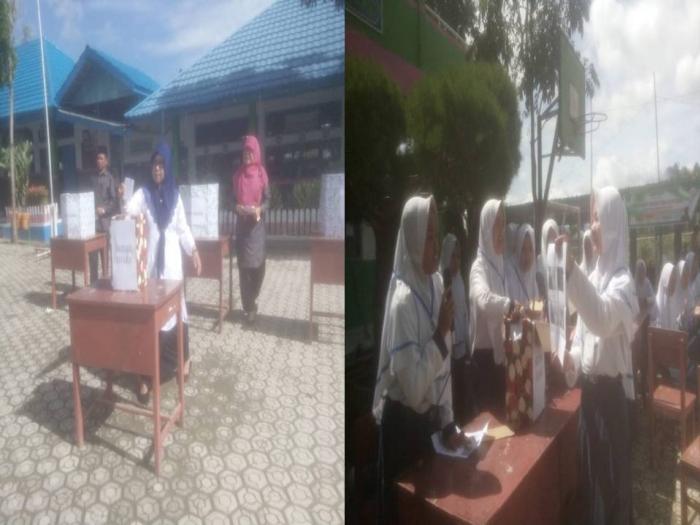 MTsN 6 Kerinci, Laksanakan  Pesta Demokrasi Pemilihan Ketua OSIM Peride 2019/2020