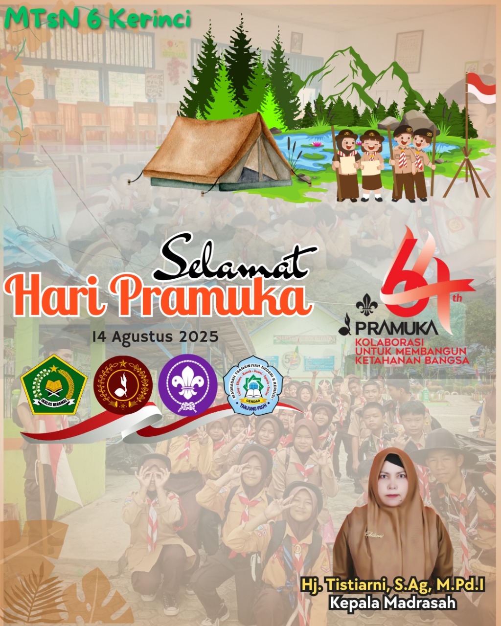 MTsN 6 Kerinci Ucapkan Selamat Hari Pramuka ke-64 Tahun 2025 MTsN 6 Kerinci Ucapkan Selamat Hari Pramuka ke-64 Tahun 2025