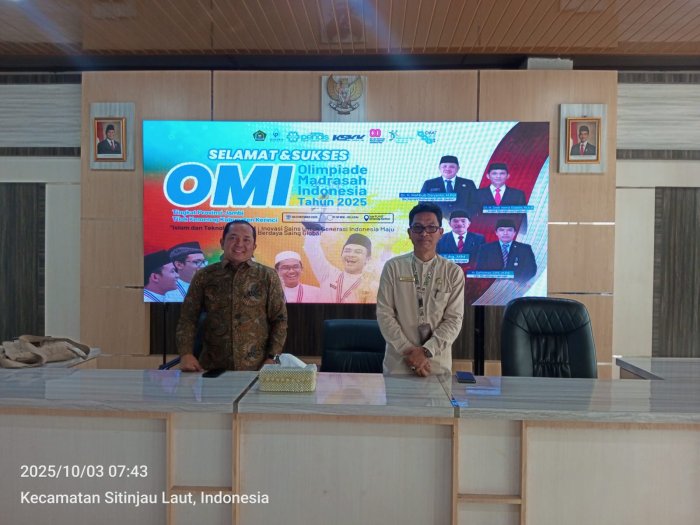 Kemenag Kerinci Laksanakan Kegiatan Olimpiade Madrasah Indonesia (OMI) 2025 Tingkat Provinsi Kemenag Kerinci Laksanakan Kegiatan Olimpiade Madrasah Indonesia (OMI) 2025 Tingkat Provinsi