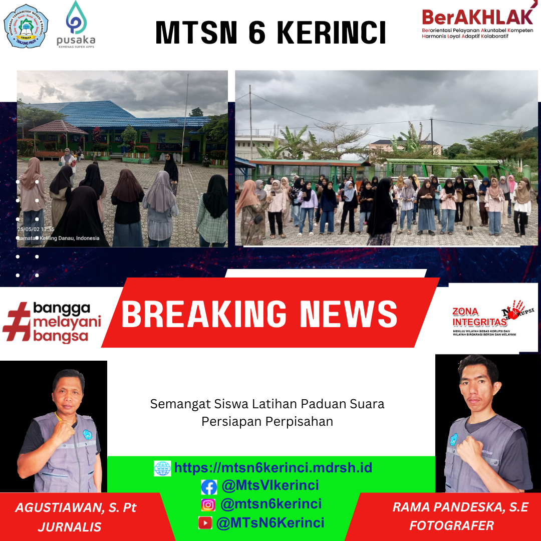 Semangat Siswa Latihan Paduan Suara Persiapan Perpisahan