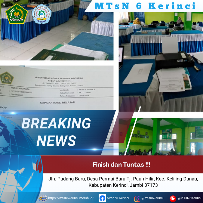 Finish dan Tuntas !!!