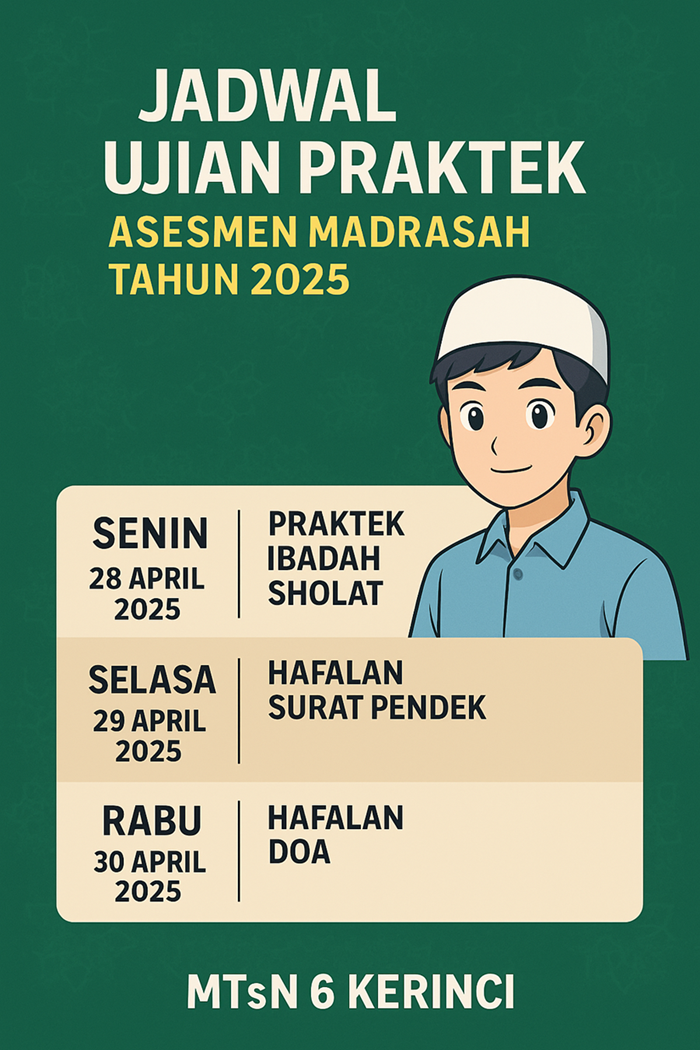MTsN 6 Kerinci Siap Laksanakan Ujian Praktik Asesmen Madrasah Tahun 2025