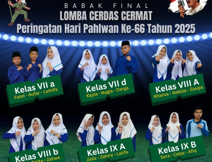 Enam Kelas Melaju ke Final LCC Hari Pahlawan, Siap Hadapi Pertempuran Terakhir