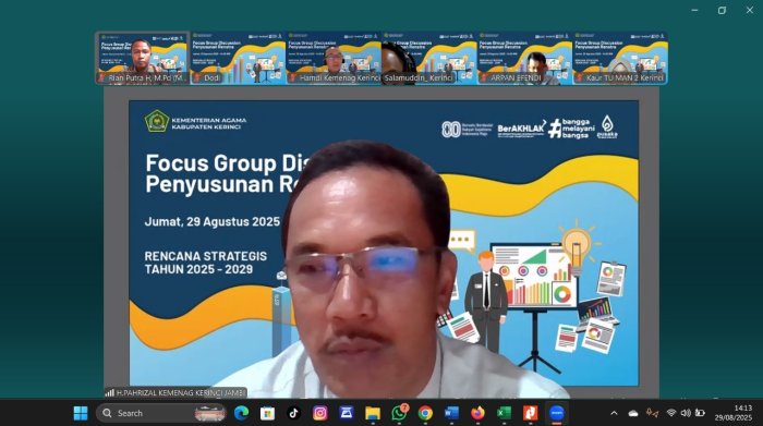 Kepala MTsN 6 Kerinci Ikuti Zoom RAB Renstra Kepala MTsN 6 Kerinci Ikuti Zoom RAB Renstra