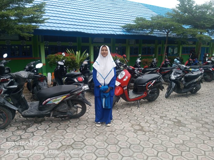 Cici Anggraini Pratama Putri, Anggota Penggalang Gudep 10.034 MTsN 6 Kerinci yang Cekatan dan Disiplin