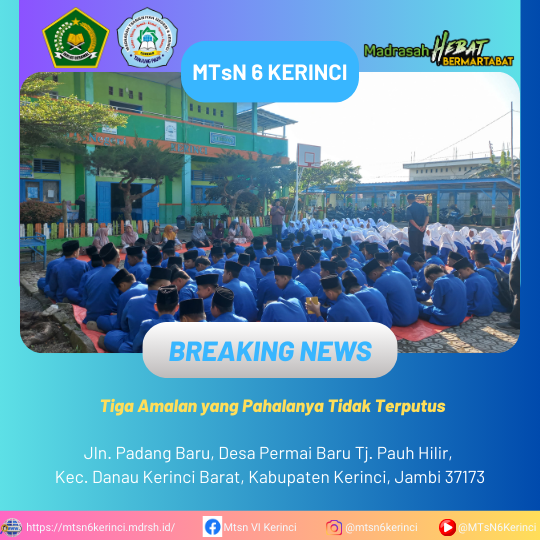 Tiga Amalan yang Pahalanya Tidak Terputus