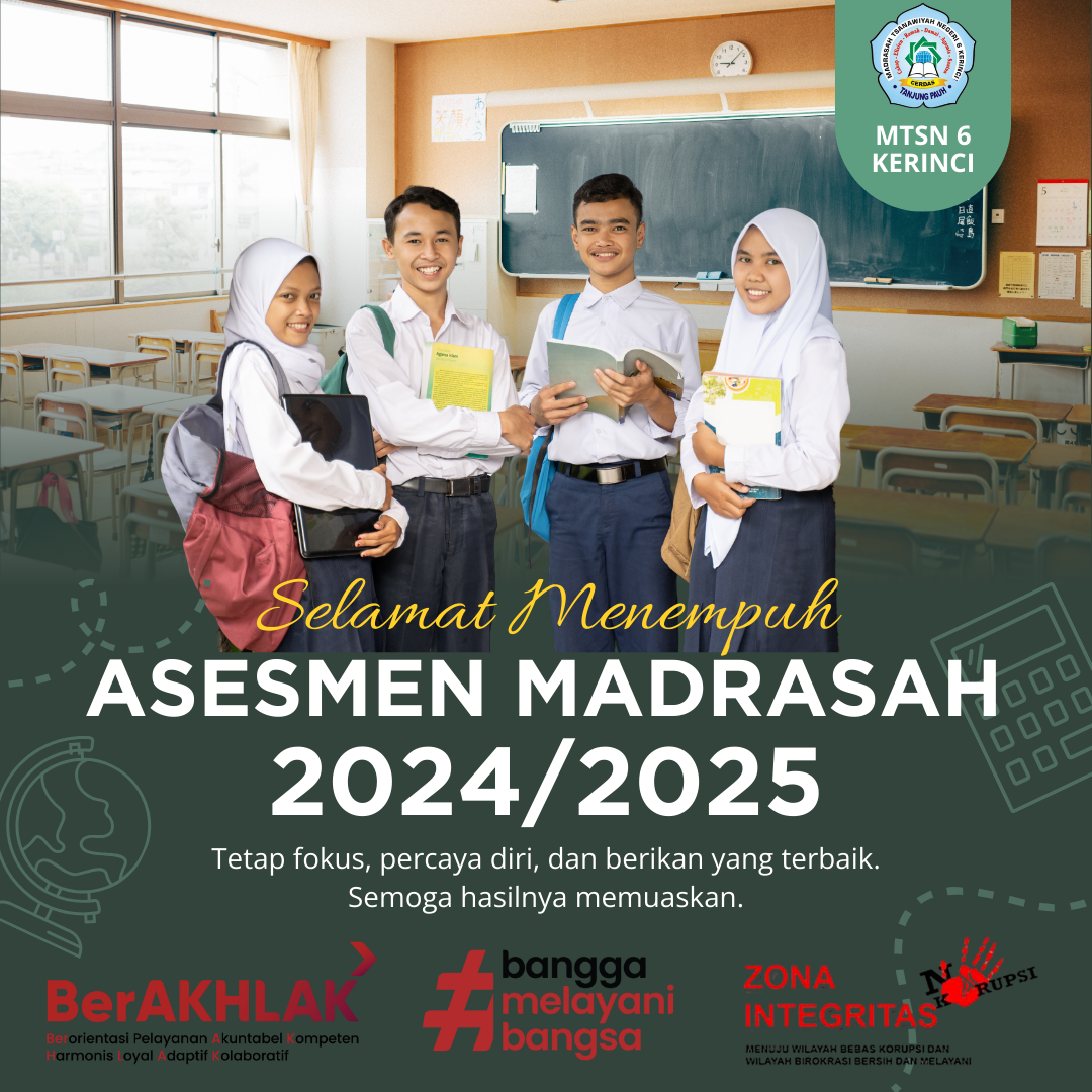 Siap Gelar Asesmen Madrasah 2025, Siswa Kelas 9 Diimbau Fokus Hadapi Ujian Siap Gelar Asesmen Madrasah 2025, Siswa Kelas 9 Diimbau Fokus Hadapi Ujian