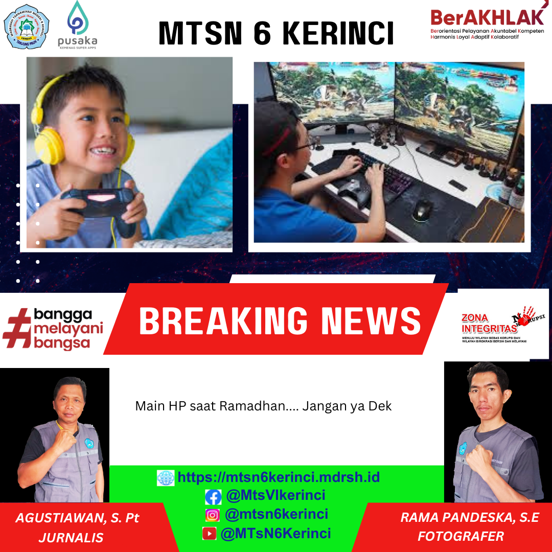 Main HP saat Ramadhanâ€¦â€¦ Jangan ya Dek