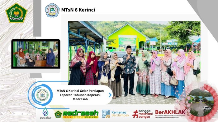 MTsN 6 Kerinci Gelar Persiapan Laporan Tahunan Koperasi Madrasah