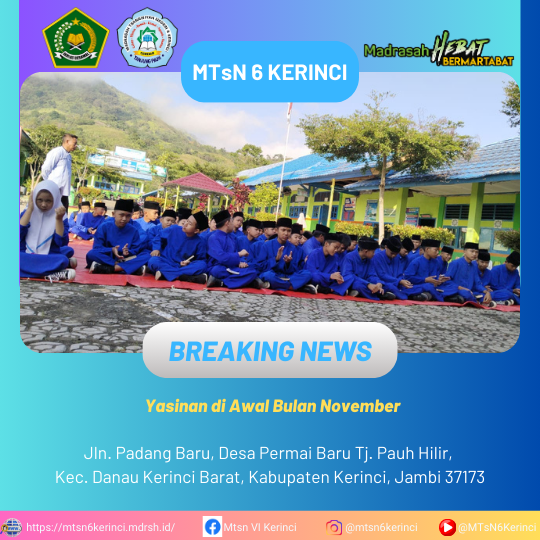 Yasinan di Awal Bulan November