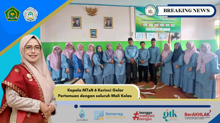 Kepala MTsN 6 Kerinci Gelar Pertemuan dengan seluruh Wali Kelas