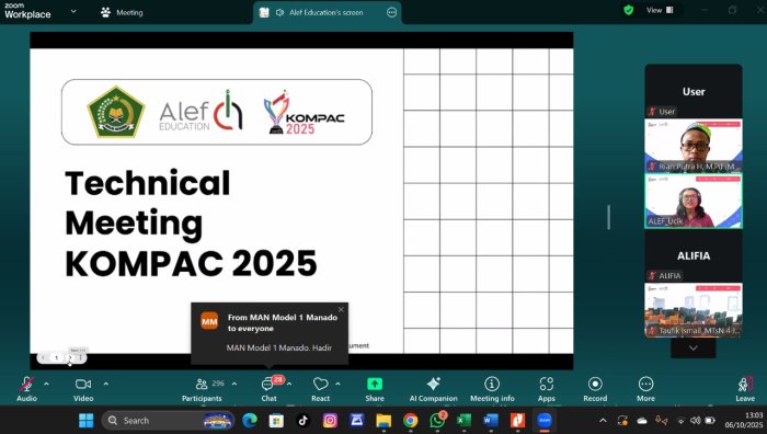 MTsN 6 Kerinci Ikuti Technical Meeting Lomba Kompak Tahun 2025 MTsN 6 Kerinci Ikuti Technical Meeting Lomba Kompak Tahun 2025