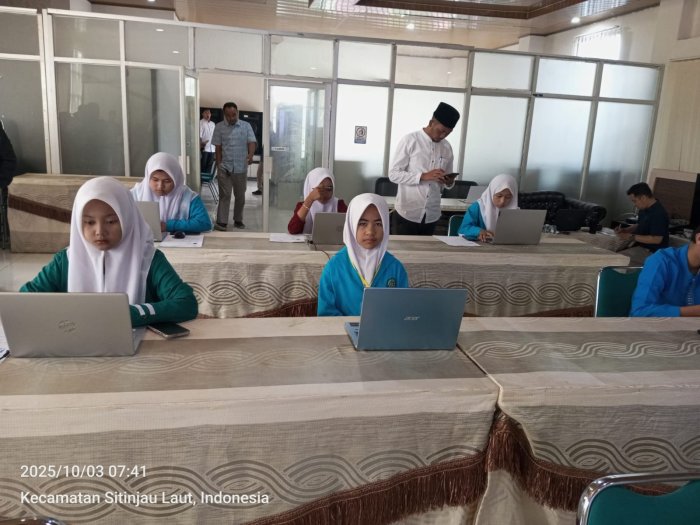 Zelia Peserta OMI Mapel IPA Berjuang dengan Susah Payah Selesaikan Kompetisi