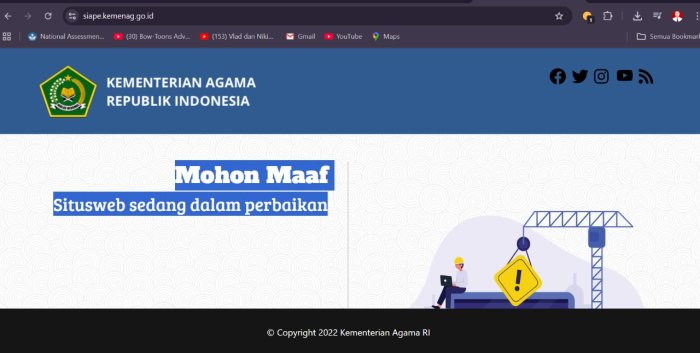 Kendala Teknis, MTsN 6 Kerinci Tertunda Mengisi Updating dan Akselerasi Program Kerja Agen Perubahan di SIAPe Kemenag Kendala Teknis, MTsN 6 Kerinci Tertunda Mengisi Updating dan Akselerasi Program Kerja Agen Perubahan di SIAPe Kemenag