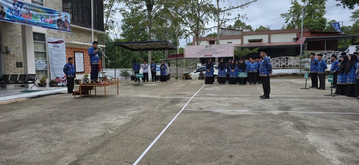 Kepala MTsN 6 Kerinci Ikuti Upacara Hari Kesadaran Nasional di Kankemenag Kabupaten Kerinci