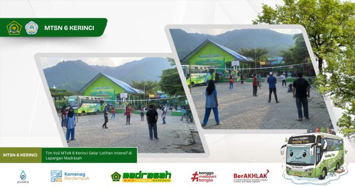 Tim Voli MTsN 6 Kerinci Gelar Latihan Intensif di Lapangan Madrasah Tim Voli MTsN 6 Kerinci Gelar Latihan Intensif di Lapangan Madrasah