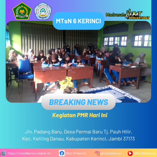 Kegiatan PMR Hari Ini Kegiatan PMR Hari Ini