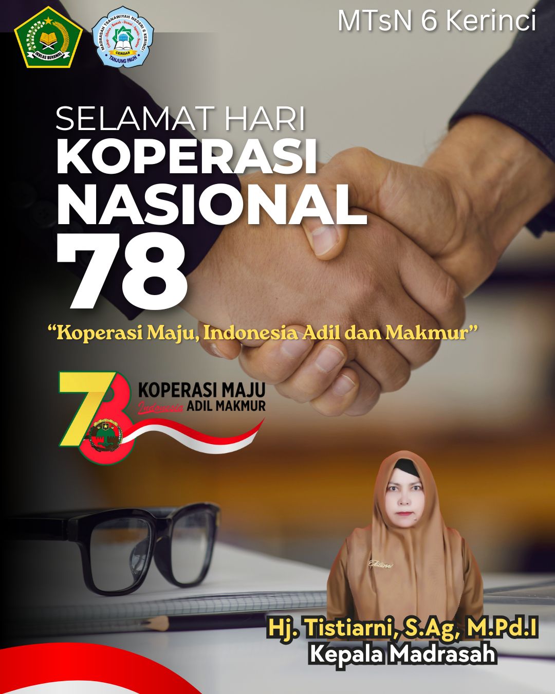 Selamat Hari Koperasi Nasional ke-78: â€œKoperasi Maju, Indonesia Adil dan Makmurâ€