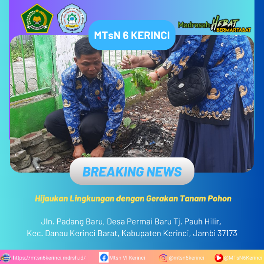 Hijaukan Lingkungan dengan Gerakan Tanam Pohon Hijaukan Lingkungan dengan Gerakan Tanam Pohon