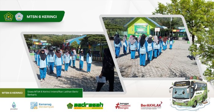 Siswa MTsN 6 Kerinci Intensifkan Latihan Baris-Berbaris Siswa MTsN 6 Kerinci Intensifkan Latihan Baris-Berbaris