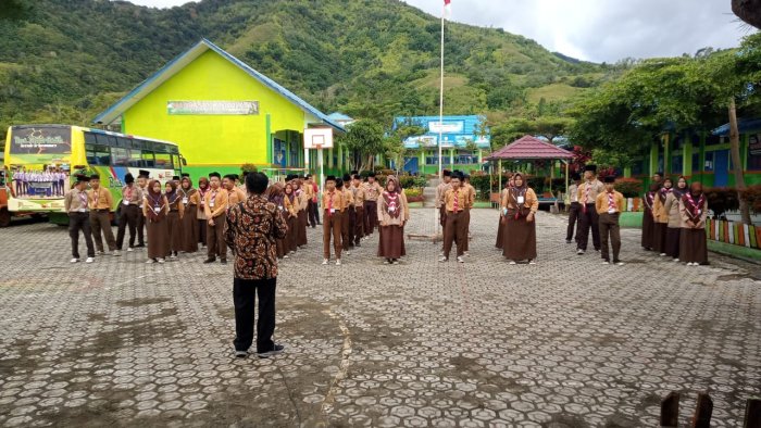 Berkarakter dan Mandiri: Kilasan Kegiatan Pramuka MTsN 6 Kerinci Wadahi Pengembangan Diri Siswa