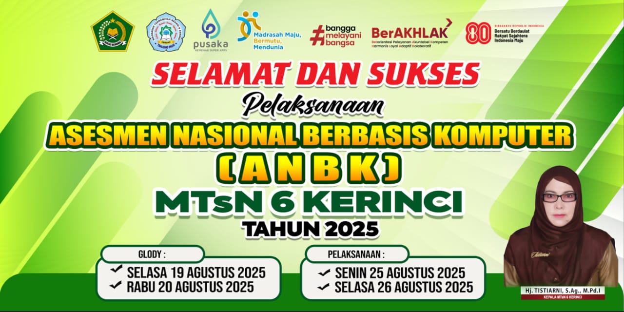 Selamat dan Sukses Pelaksanaan ANBK Tahun 2025 Selamat dan Sukses Pelaksanaan ANBK Tahun 2025