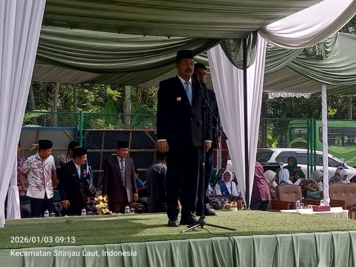 Bupati Kerinci Menjadi Inspektur Upacara Peringatan Hari Amal Bakti Kementerian Agama ke-80
