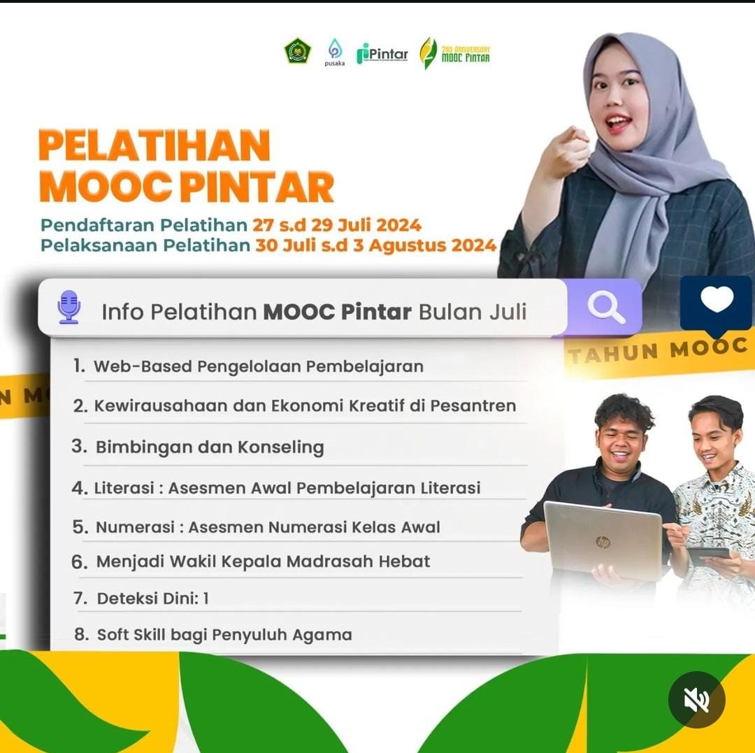 Info Pelatihan Pintar Bulan Juli 2024