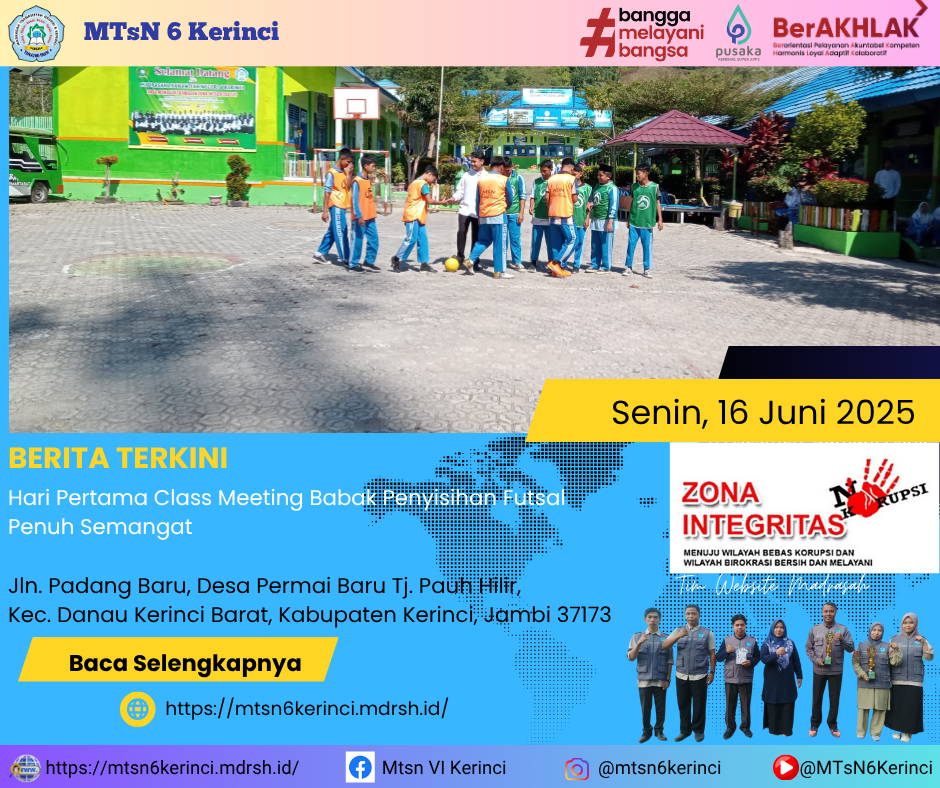 Hari Pertama Class Meeting Babak Penyisihan Futsal Penuh Semangat Hari Pertama Class Meeting Babak Penyisihan Futsal Penuh Semangat