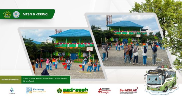 Siswi MTsN 6 Kerinci Intensifkan Latihan Atraksi Drum Band Siswi MTsN 6 Kerinci Intensifkan Latihan Atraksi Drum Band