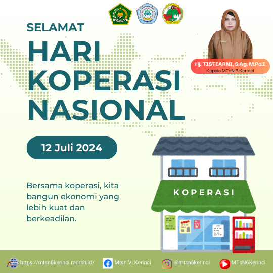 Peringatan Hari Koperasi Nasional: Koperasi PTK MTsN 6 Kerinci Kembali Aktif Peringatan Hari Koperasi Nasional: Koperasi PTK MTsN 6 Kerinci Kembali Aktif