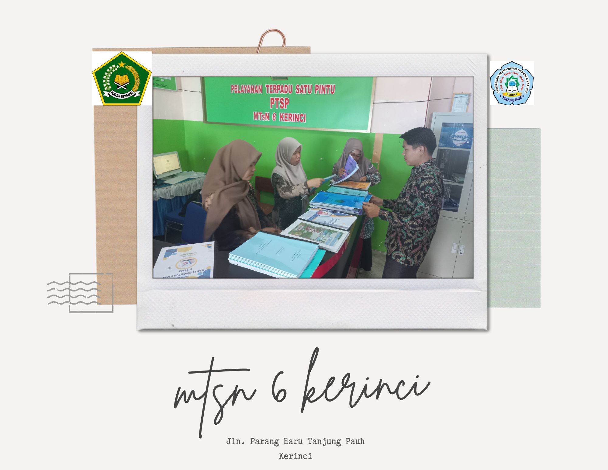 CEK KELENGKAPAN, MTSN 6 KERINCI SIAP HADAPI PKKM 2024