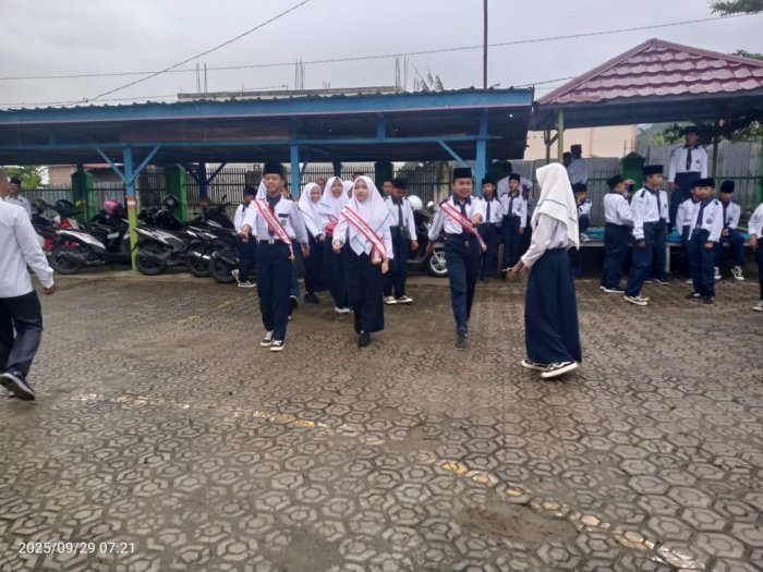 MTsN 6 Kerinci Batal Laksanakan Upacara Bendera Hari Ini