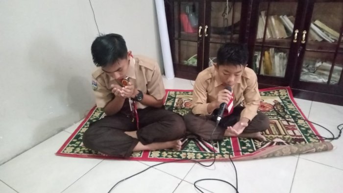 Lantunan Syahdu Rafif Faeyza Irsyady Pimpin Doa Usai Tadarus Pagi di MTsN 6 Kerinci