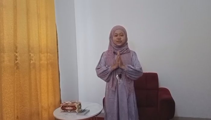 Azzahra Nebiza Wakili MTsN 6 Kerinci dalam Kultum HAB ke-80 Kemenag