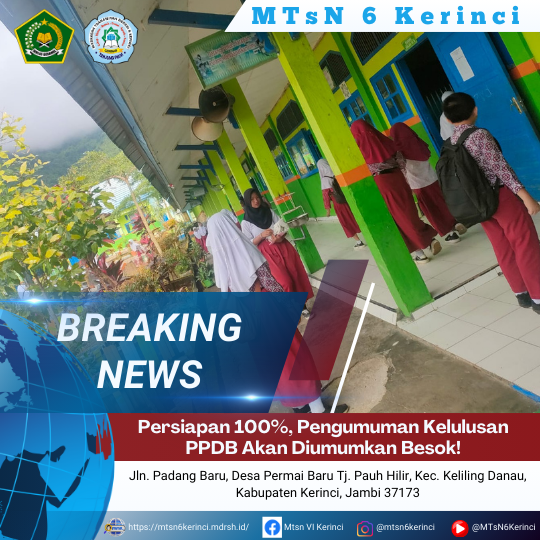 Persiapan 100%, Pengumuman Kelulusan PPDB Akan Diumumkan Besok! Persiapan 100%, Pengumuman Kelulusan PPDB Akan Diumumkan Besok!