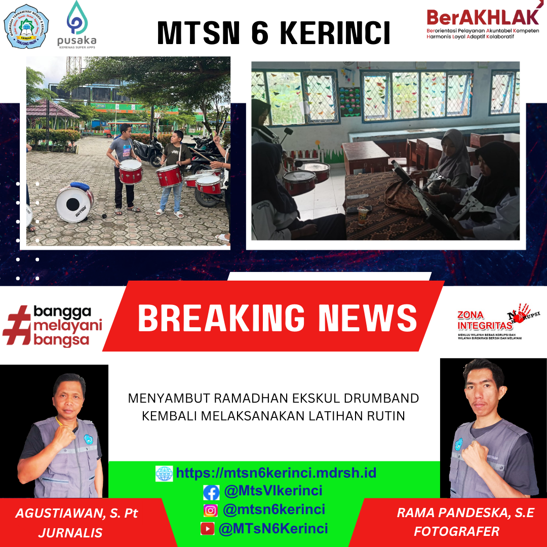Menyambut Ramadhan Ekskul Drum Band kembali lakukan Latihan Rutin Menyambut Ramadhan Ekskul Drum Band kembali lakukan Latihan Rutin