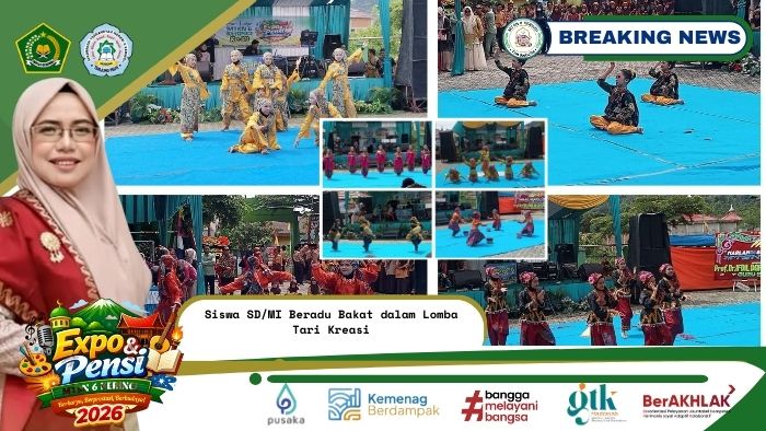 Kemeriahan Hari Kedua Harlah ke-89 MTsN 6 Kerinci; Siswa SD/MI Beradu Bakat dalam Lomba Tari Kreasi