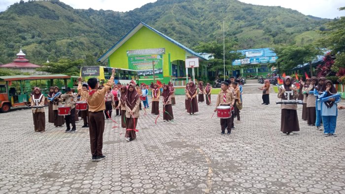 Semangat Menggema, Drumband MTsN 6 Kerinci Matangkan Latiha Semangat Menggema, Drumband MTsN 6 Kerinci Matangkan Latiha
