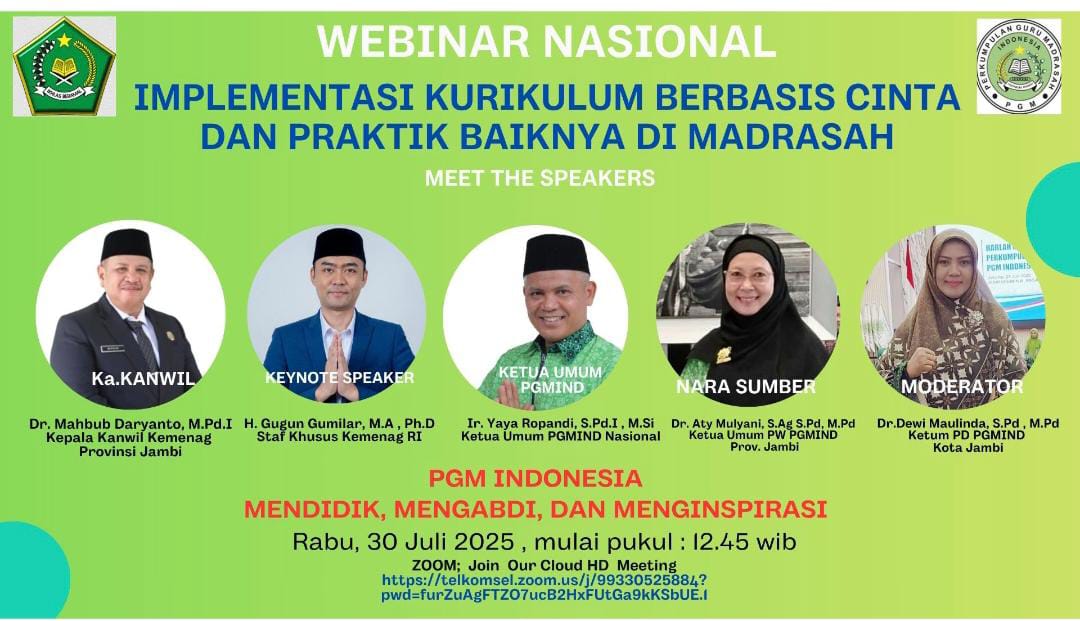 Pendidik MTsN 6 Kerinci Ikuti Webinar Nasional Implementasi Kurikulum Berbasis Cinta Pendidik MTsN 6 Kerinci Ikuti Webinar Nasional Implementasi Kurikulum Berbasis Cinta