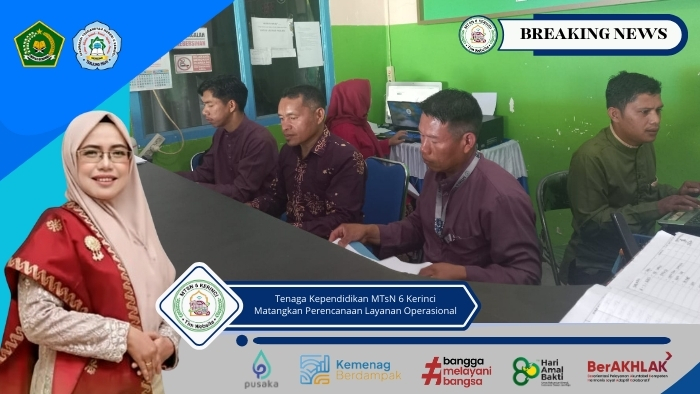 Memasuki Tahun 2026, Tenaga Kependidikan MTsN 6 Kerinci Matangkan Perencanaan Layanan Operasional