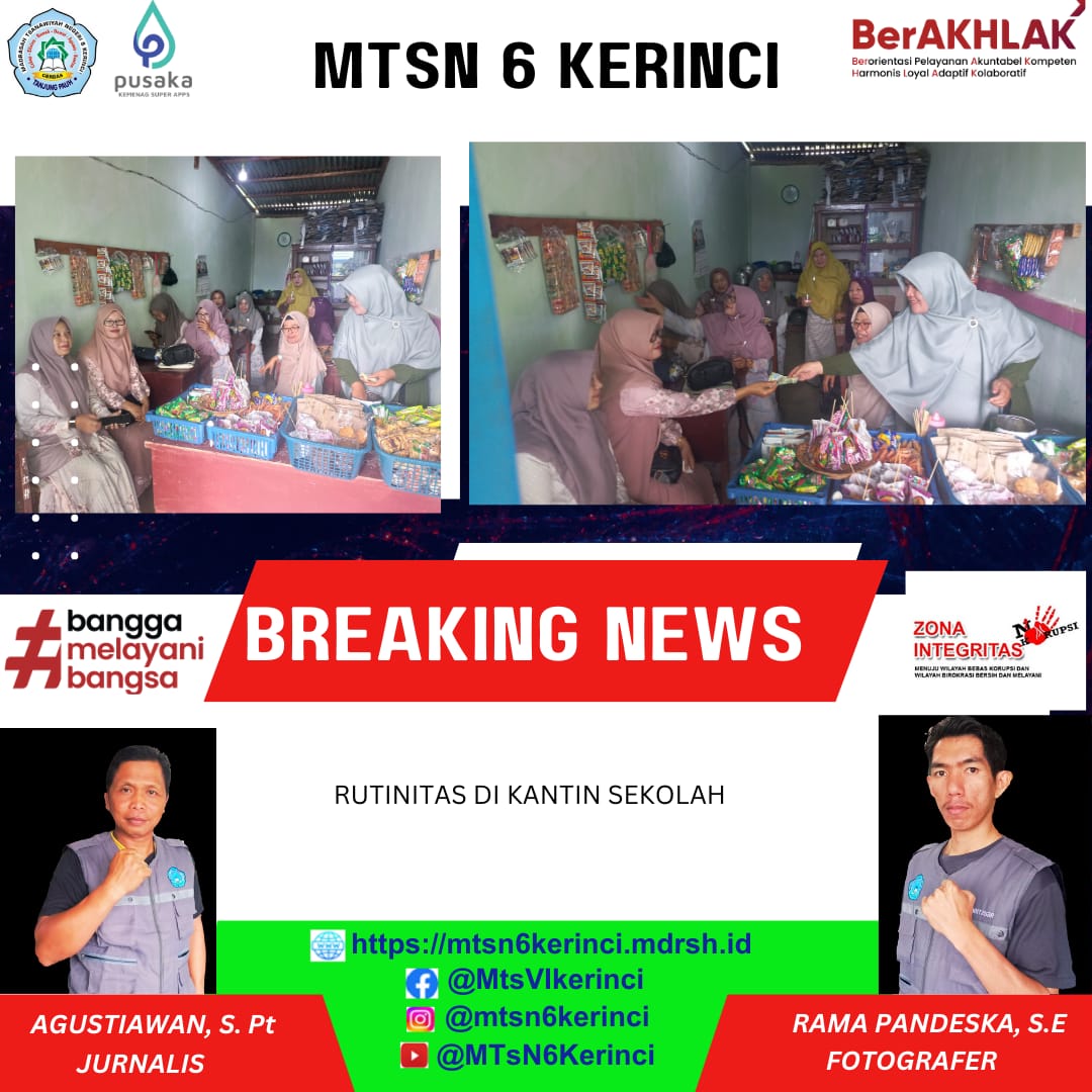 RUTINITAS DI KANTIN KOPERASI MADRASAH RUTINITAS DI KANTIN KOPERASI MADRASAH