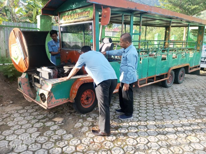 Odong-Odong Alami Gangguan, Pengurus Bahu Membahu Lakukan Perbaikan