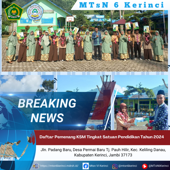 Daftar Pemenang KSM Tingkat Satuan Pendidikan Tahun 2024