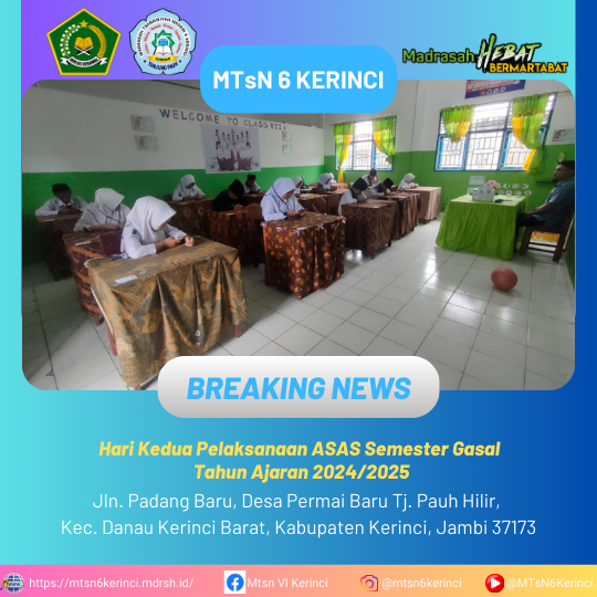 Hari Kedua Pelaksanaan ASAS Semester Gasal Tahun Ajaran 2024/2025 Hari Kedua Pelaksanaan ASAS Semester Gasal Tahun Ajaran 2024/2025