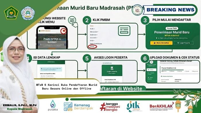 MTsN 6 Kerinci Buka Pendaftaran Murid Baru Secara Online dan Offline MTsN 6 Kerinci Buka Pendaftaran Murid Baru Secara Online dan Offline