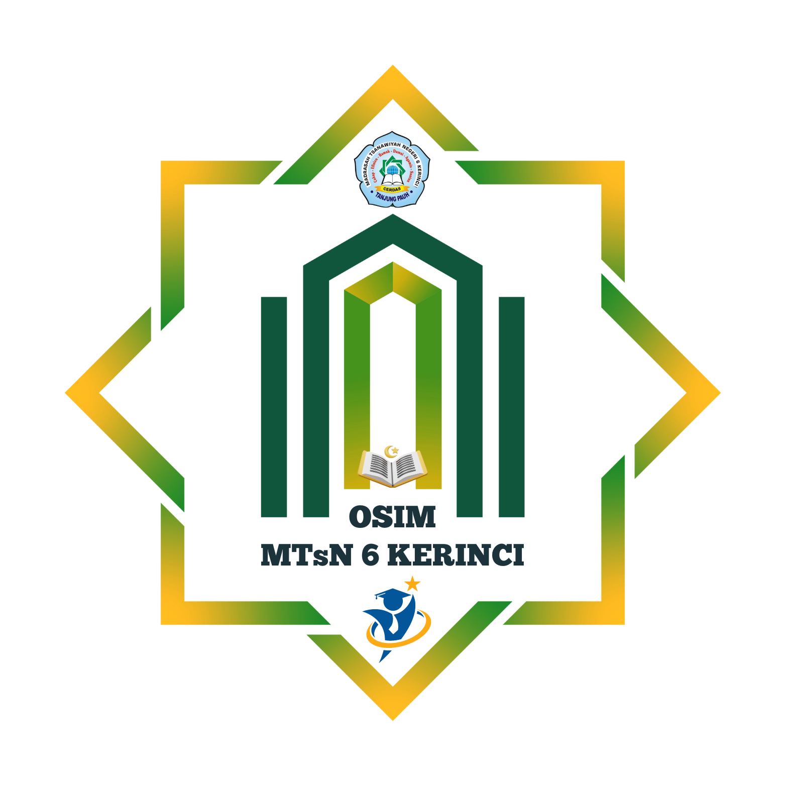 Logo Baru OSIM MTsN 6 Kerinci: Semangat Baru Menuju Visi Organisasi
