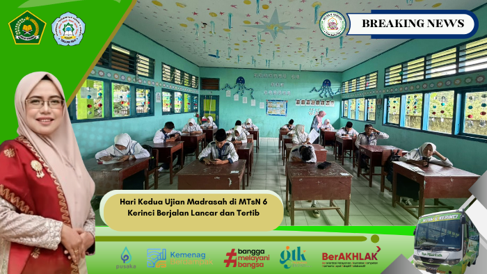 Hari Kedua Ujian Madrasah di MTsN 6 Kerinci Berjalan Lancar dan Tertib Hari Kedua Ujian Madrasah di MTsN 6 Kerinci Berjalan Lancar dan Tertib