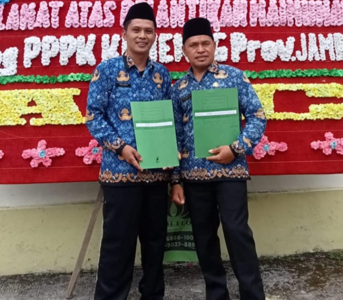 MTsN 6 Kerinci ucapkan Selamat dan Sukses Kepada Bapak Rafdi Amal atas Pelantikan PPPK Tahap II Kemenag RI Tahun 2025